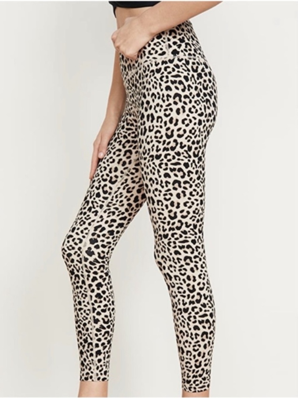 VARLEY Estrella Leopard Print High-Waist Leggings